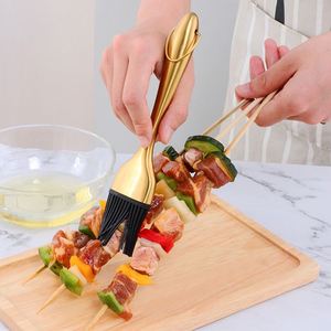 Pinceau à pâtisserie en acier inoxydable résistant aux hautes températures - Passe au lave-vaisselle et au four - Outils de cuisson écologiques de qualité supérieure - Product Image 1