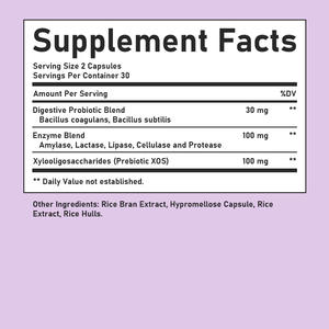 Cápsulas Veganas de Alta Calidad para la Digestión con Fibra Prebiótica y Probióticos Multicepas para la Armonía Intestinal - Product Image 6