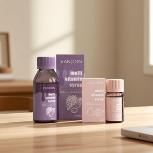 60ml 100mlペットボトルCrcキャップ付きシロップ薬濃縮ジュースカスタム食品グレードペット用ビタミンジュースショットボトル - Product Image 2