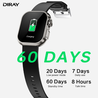Reloj Inteligente de Moda para Mujer S8 2.01" HD con Más de 100 Carátulas, Monitor de Sueño, Llamadas por BT, IP68, RoHS