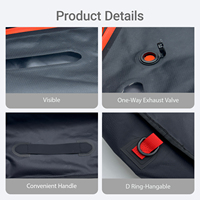 Sacs de compression réutilisables au design populaire pour les voyages avec sac de compression sous vide sans pompe, sac de voyage sous vide avec pompe