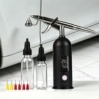 Aérographe Master No-Clean anti-colmatage pour la peinture de modèles et les kits Gundam avec réglage à 3 vitesses et port Type-C