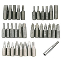 Jeu de 33 mèches de sécurité à dégagement rapide, porte-Extension magnétique, tournevis, tige Torx
