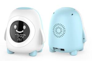 Hot-Bán Phim Hoạt Hình Thức Dậy Ánh Sáng Đồng Hồ Kỹ Thuật Số Ánh Sáng Ban Đêm Ngủ Hẹn Giờ Báo Lại Đồng Hồ Với Nhiệt Độ Hiển Thị - Product Image 2