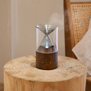 Nuevo Difusor de Aromas con Luz LED sin Agua, 7 Colores, Vapor Frío, Material de Vidrio y Madera, para Aceites Esenciales, para el Hogar, Dormitorio, Spa - Product Image 1