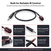Câble IR de 190 mm CHF03, émetteur IR de 5 pieds, rallonge de ligne d'émission, émetteurs infrarouges pour kit répéteur IR