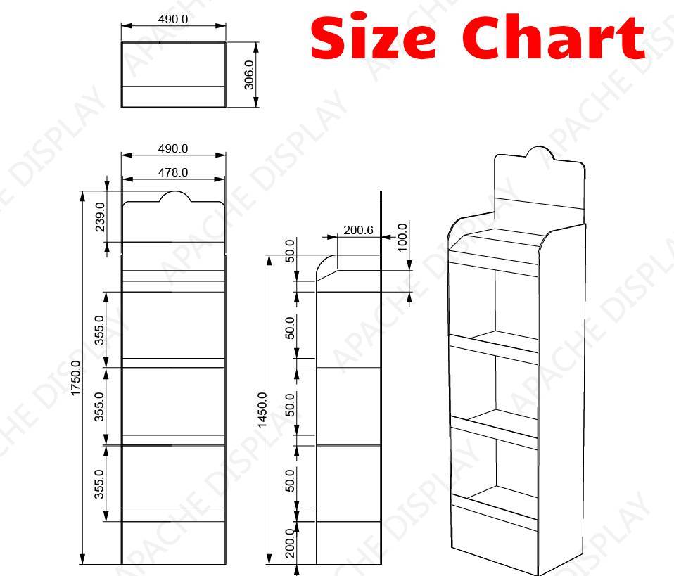 Wholesale Customized Adjustable Wine Beverage Display Rack Multi Tier Structure for Retail Stores Supermarket Floor Standing OEM — view 2