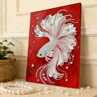 Kit de peinture de perles DIY, art mosaïque fait main, jouet artisanal, cadeau pour le développement de la créativité des enfants