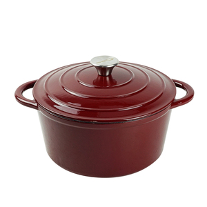 Olla Holandesa Redonda de Hierro Fundido Esmaltado Clásica y Duradera de <span class=keywords><strong>4QT</strong></span>, Utensilios de Cocina, Olla para Estofar para Gas e Inducción - Product Image 5