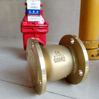 Katup Periksa Knalpot Flens Kuningan DN15-DN150 1 1/2 "-6"