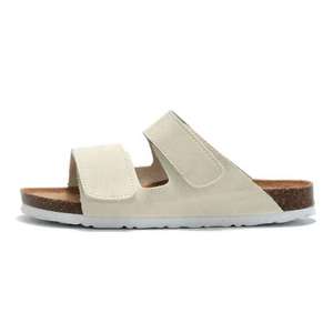 High Quality Men's Cork Foot-<b>bed</b> <b>Comfort</b> flat Sandals Open toe designer slippers Casual beach leather Men's outdoor sandals - Product Image 4