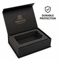Insert en mousse EVA noire antichoc découpé sur mesure, plateau en éponge avec logo imprimable pour emballage protecteur de boîte cadeau de produits électroniques