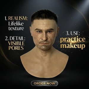 Maschera in Silicone Iper-Realistica Riutilizzabile per Feste <span class=keywords><strong>di</strong></span> <span class=keywords><strong>Halloween</strong></span>, Temi Cinematografici e Televisivi, Uso per Adulti - Product Image 2