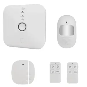 China Manufacturer GSM Tuya Wifi Wireless Home Alarm System with smartlife living App Control