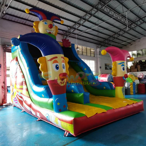 บ้านลมเป่าลมขนาดใหญ่สำหรับงานปาร์ตี้กลางแจ้งสำหรับเด็ก พร้อมสไลเดอร์ตัวตลก - Product Image 4