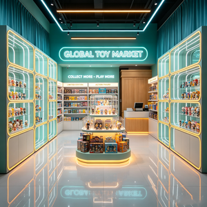 Vitrine d'exposition en MDF illuminée pour figurines d'anime, cadeaux <span class=keywords><strong>de</strong></span> jouets tendance et modèles <span class=keywords><strong>de</strong></span> récompense, et présentoirs <span class=keywords><strong>de</strong></span> collection - Product Image 6
