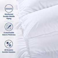 Couette de luxe en duvet de canard blanc pour hôtels, idéale pour la literie haut de gamme des maisons d'hôtes et clubs de villégiature – Vente en gros directe usine, personnalisation OEM
