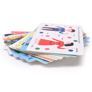 Jeu de cartes de jeu éducatif en papier pour enfants, impression personnalisée, Flash parlant <span class=keywords><strong>anglais</strong></span>, à bas prix - Product Image 4