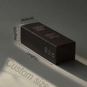 صندوق منزلق ورقي FSC مخصص للعناية الشخصية صندوق حلاقة للحلاقة للرجال صندوق تعبئة من ورق الكرافت مع إدراج - Product Image 5