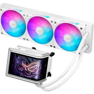 Ventilador Rog RyuO IV 360 ARGB Blanco Curvo de 6.67 Pulgadas con Pantalla AMOLED, Rodamiento Fluido y Disipador de Calor de Cobre y Aluminio para Refrigeración (Venta al Por Mayor) - Product Image 1