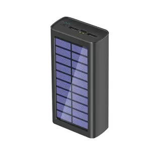 厂家直销太阳能户外移动电源带LED手电筒旅行移动电源