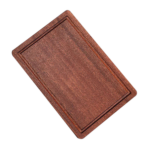 Di legno bistecca antipasti che serve piatti di legno sapele bistecca tagliere - Product Image 5