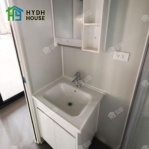 Gümrükleme 10ft Modern uyku bakla çelik Casas Prefabricadas açık 2 yatak odası kapsül evi ile genişletilebilir Bar konteyner ev - Product Image 4