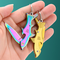Outils de survie pour la pêche et le camping en plein air, couteau à clé portable, couteau de poche miniature, cadeau de pêche