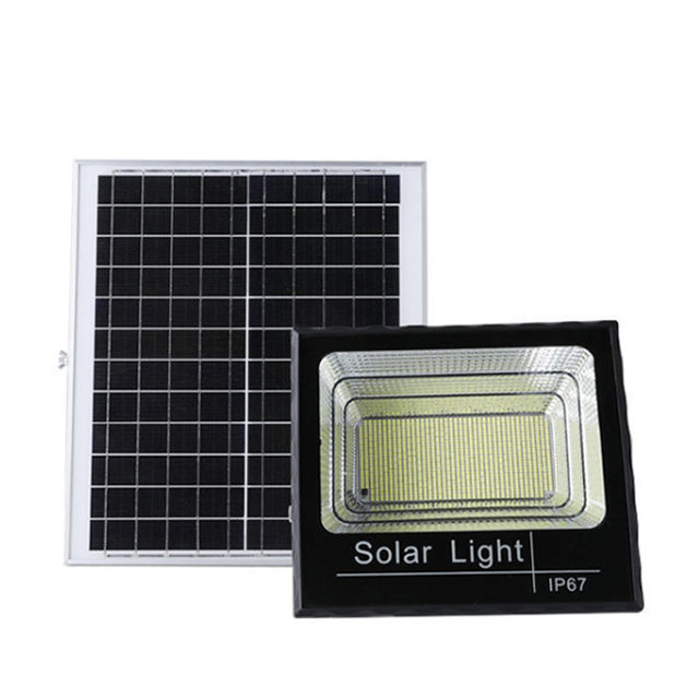 Solar Flood Light IP67 Waterproof ABS Outdoor Security Lighting 200W 400W Remote Touch Control LED Garden Light Adjustable Beam