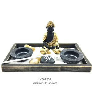 Jardin <span class=keywords><strong>zen</strong></span> décoratif japonais de bureau intérieur, ornement de mini jardin <span class=keywords><strong>zen</strong></span> personnalisé/ - Product Image 3