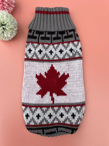 เสื้อกันหนาวนิตติ้งสำหรับสุนัขพันธุ์กลาง น่ารัก อุ่นสบาย เป็นมิตรกับสิ่งแวดล้อม สีชมพูพื้น ทำจากอะคริลิกนุ่ม สำหรับวันหยุด - Product Image 6