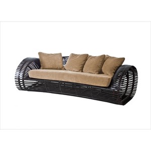 Ensemble de salon de jardin moderne en aluminium et rotin, style nouveau, qualité supérieure - Product Image 2