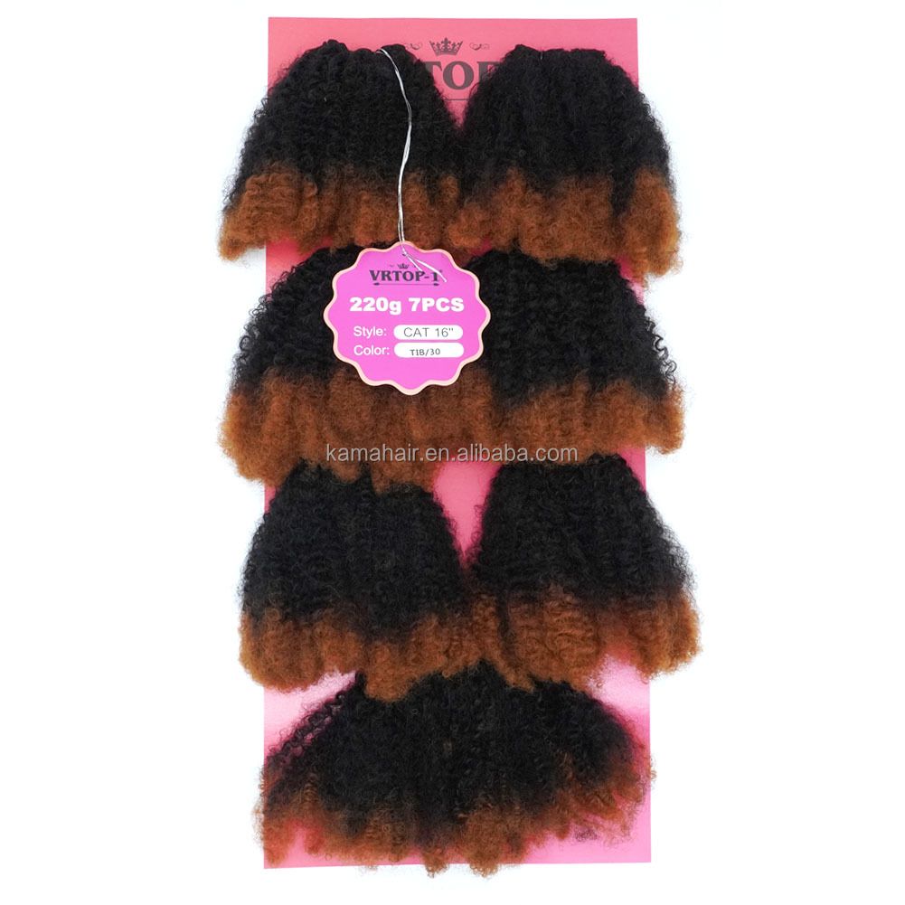 Vast Hair Workshop Craft Detail 5 for KAMA Soft Futura Hair Blended Bundles Afro Kinky Mixed Blended Human Hair with Closure for Women's Custom Wigs
