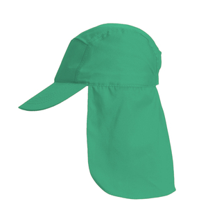 Casquette de <span class=keywords><strong>camping</strong></span> d'été personnalisée blanche à 5 panneaux pour la randonnée et la pêche, style européen et américain, visière incurvée, protection solaire avec rabat pour le cou - Product Image 4