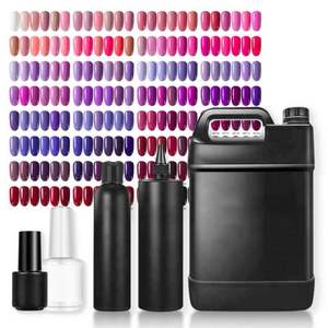 Kit professionnel de vernis à ongles gel végétalien coloré, vernis à ongles gel UV en vrac 1 kg, vernis à ongles gel couleur marque privée - Product Image 1