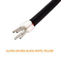 Conector Adaptador de Aleación de Aluminio Personalizado, Cable de Alimentación de 350 mm y 240 V con Aislamiento de PVC para Ensamblaje Electrónico