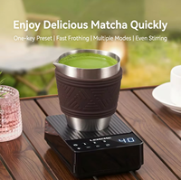 Machine à fouetter le matcha, mélangeur commercial automatique, 18 vitesses, 3 programmes, double tension, acier inoxydable, certifié CE, OEM