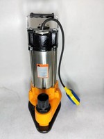 Pompe submersible pour eaux usées domestiques 2 pouces 220V 180W AC avec surface flottante Pompe à eau solaire Système d'irrigation solaire pour l'agriculture