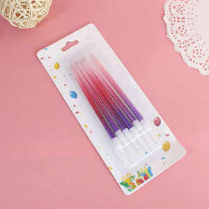 Merri augura di lusso a filo lungo torta decorativa atmosfera festiva romantica torta per feste che cuoce candele per feste di compleanno - Product Image 4