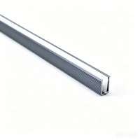 Profilé LED en aluminium personnalisable, luminaire encastré ou apparent avec capteur pour armoire