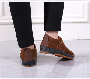 Scarpe Tradizionali di Pechino per Uomo di Mezza Età e Anziani, <span class=keywords><strong>Casual</strong></span> in PU e Rete, Comode, Allacciate, Traspiranti e Leggere per l'Inverno - Product Image 4