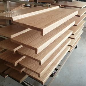 Bande de roulement en bois au design moderne et simple Marches d'<span class=keywords><strong>escalier</strong></span> droites de type L Rampes d'<span class=keywords><strong>escalier</strong></span> modernes <span class=keywords><strong>Escalier</strong></span> - Product Image 3