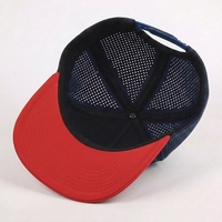 Vente directe d'usine, chapeaux de golf perforés pour hommes, broderie 3D personnalisée, chapeau de golf imperméable à 5 panneaux avec logo personnalisé