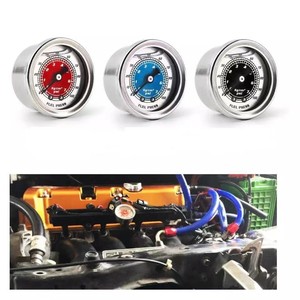 Universal Anti Vibration Fluid Pressure Gauge 0 100 <b>Psi</b> Stainless Steel For Car Modification Axial 40mm Pointer Type - Product Image 2