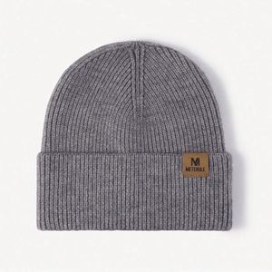 Gorros de Punto al por Mayor para Otoño e Invierno, Gorros Personalizados de Pelo Sintético de Conejo para Hombre y Mujer - Product Image 1