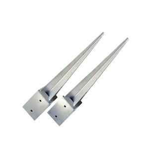 HLM <span class=keywords><strong>4x4</strong></span> Pole Bride Béton Acier Piquet de Sol <span class=keywords><strong>Ancrage</strong></span> de <span class=keywords><strong>Poteau</strong></span> de Clôture - Product Image 1