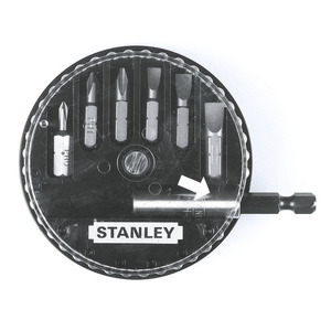 Stanley <b>Screwdriver</b> <b>Bit</b> <b>Set</b> 7-Piece Magnetic Storage Case Included - Product Image 1