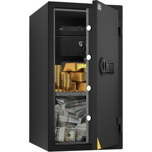 <span class=keywords><strong>TIGERKING</strong></span> Coffre-fort ignifuge de grande taille pour la maison, 3,47 pieds cubes, coffre-fort en acier avec serrure numérique pour la maison et le bureau - Product Image 1
