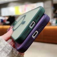 Coques de téléphone antichoc en TPU magnétique, style streetwear, pour 11/12/13/14/15 Pro Max - Étui de charge pour femmes et hommes