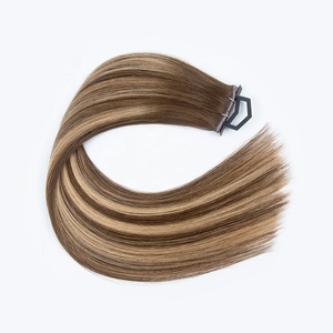 Extensions de <span class=keywords><strong>cheveux</strong></span> Genius Medusa Weft, double trame, <span class=keywords><strong>cheveux</strong></span> russes, trame à trous, double languette, trame papillon, extensions invisibles - Product Image 4